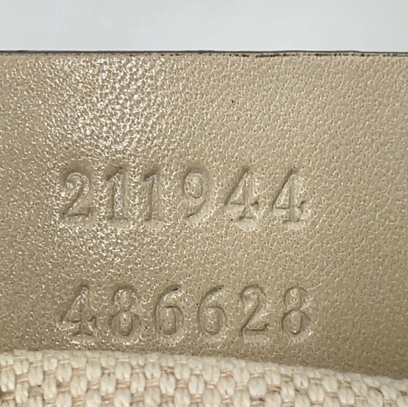 Authentic Gucci GG Canvas White Sukey Tote Bag W/ Gucci dustbag/care card-GUC - Picture 12 of 16